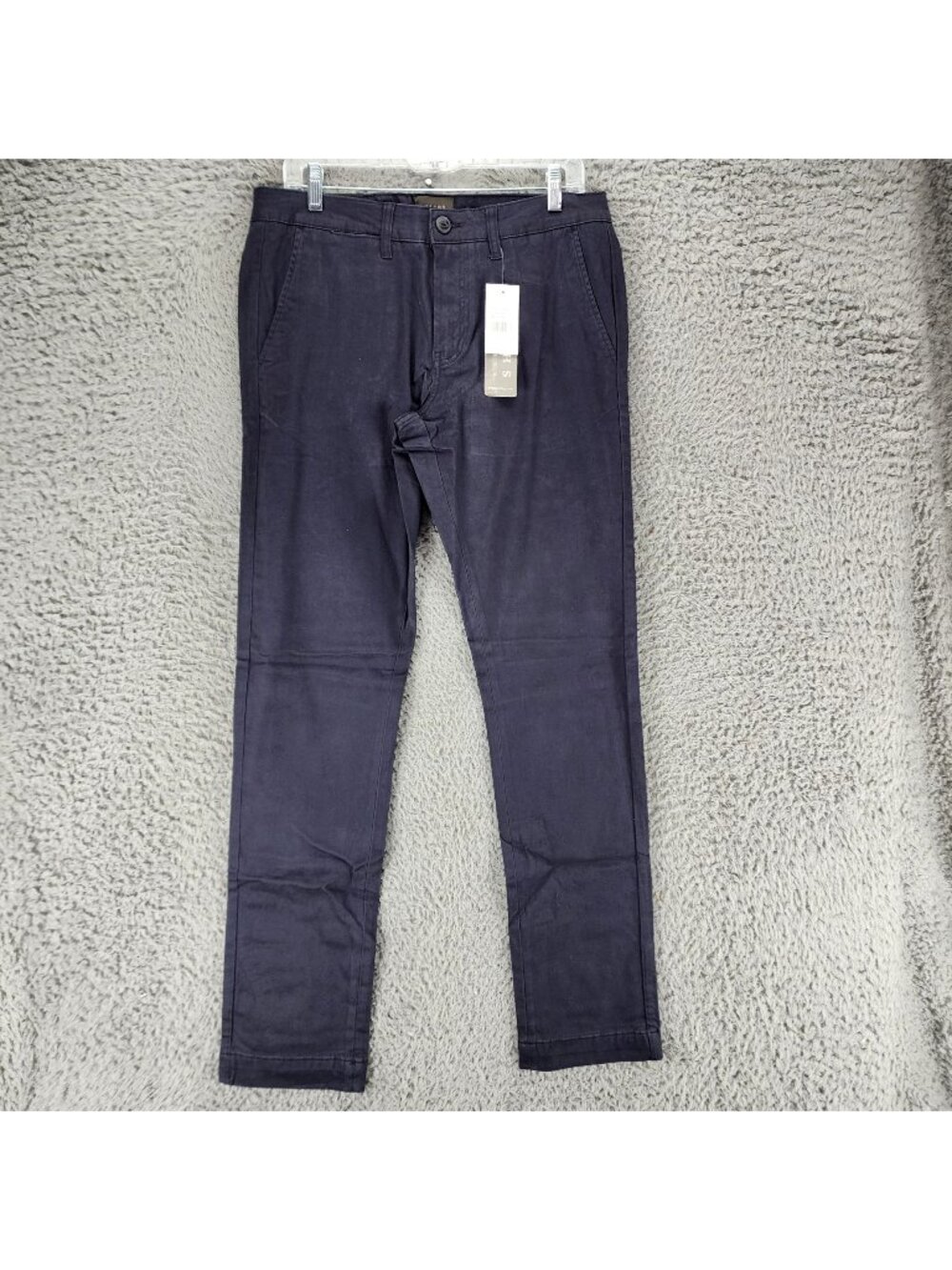 Jachs Pants Mens 31x34 Blue Stretch Straight Fit Slim Straight Leg *NWT*